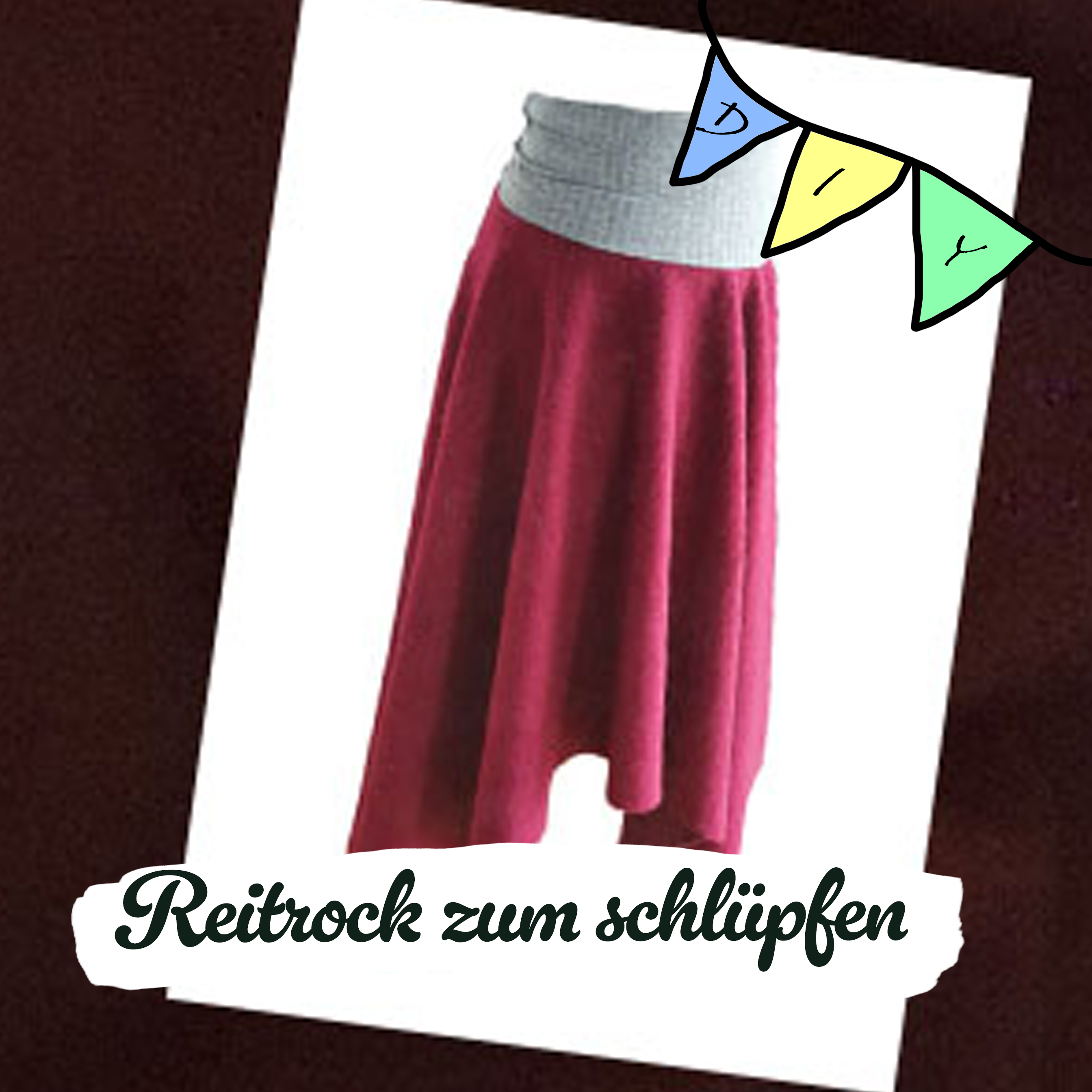 DIY Reitrock Variante 2:&nbsp;Schlupfrock