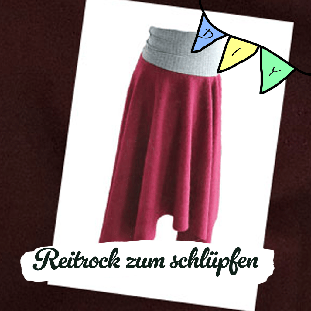 DIY Reitrock Variante 2: Schlupfrock