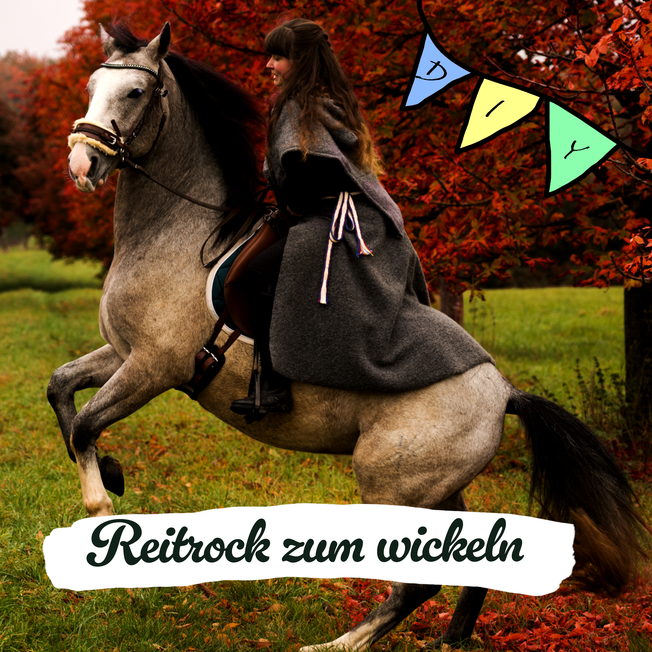 DIY Reitrock Variante 1:&nbsp;Wickelrock