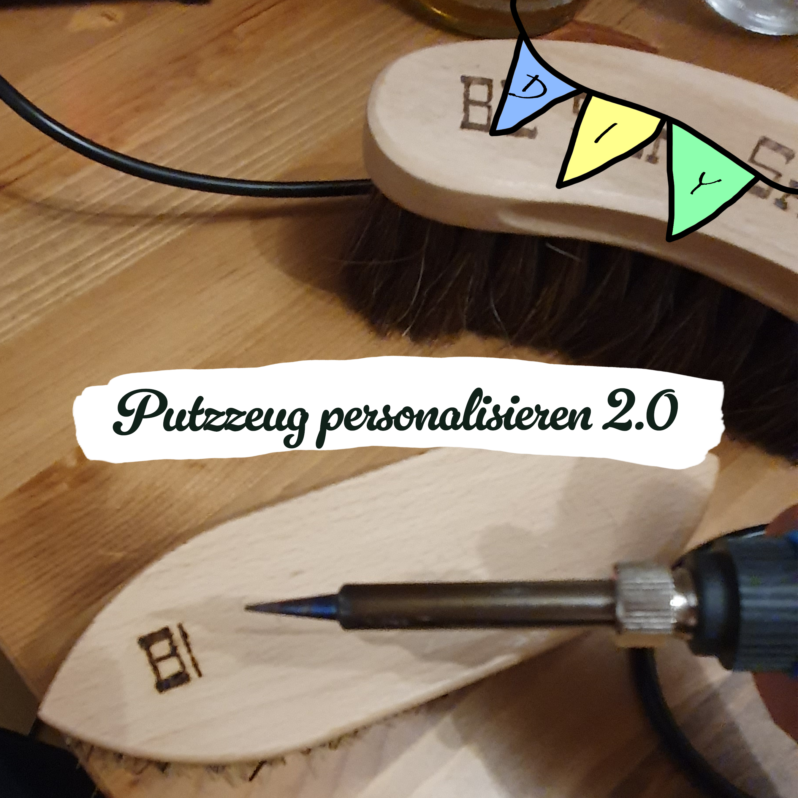 Putzzeug personalisieren – Holz&nbsp;Edition